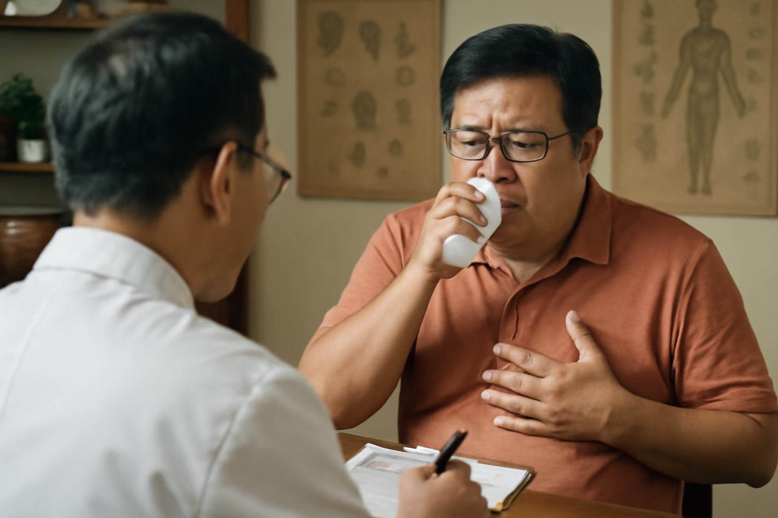 流清稀的鼻水、輕微咳嗽、有一點痰、輕微頭痛跟喉嚨痛 流清稀的鼻水、輕微咳嗽、有一點痰、輕微頭痛跟喉嚨痛